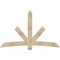 Ekena Millwork Alberta Rough Sawn Timber Gable Bracket, Douglas Fir, 84"W x 53"H x 4"D x 6"F, 15/12 Pitch GBW084X53X0406ALB00RDF - alternate 1